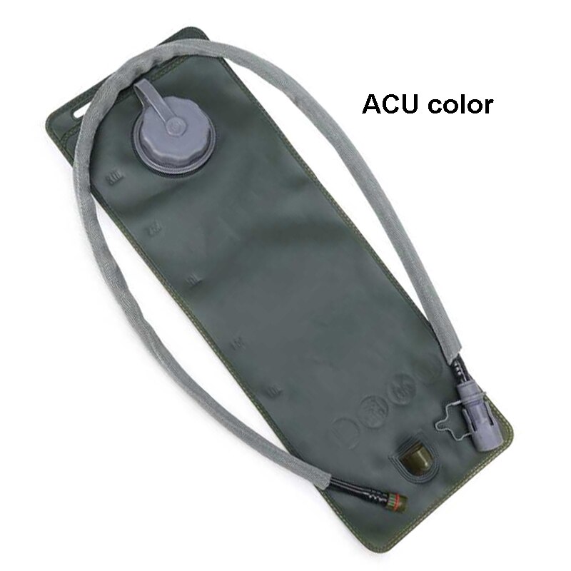 ULTRA-TRI Hydration Bladder 3L Water Storage Bag Reservoir Outdoor Sport Cycling Hiking Camping Hydration Pack System: ACU color 3L