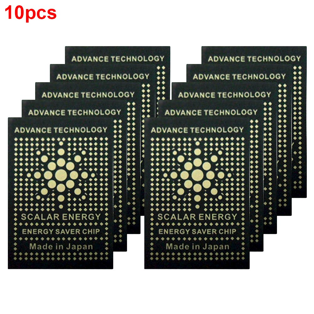 10Pcs Mobiele Telefoon Emr Scalaire Patch Voor Zwangere Elektronica Computer Laptop Negatieve Ionen Anti Straling Sticker Emf Bescherming: A