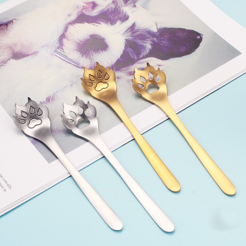 1Pcs Colorful Stainless Steel Flatware Guitar Spoon Milk Coffee Spoon Ice Cream Candy Teaspoon Accessories