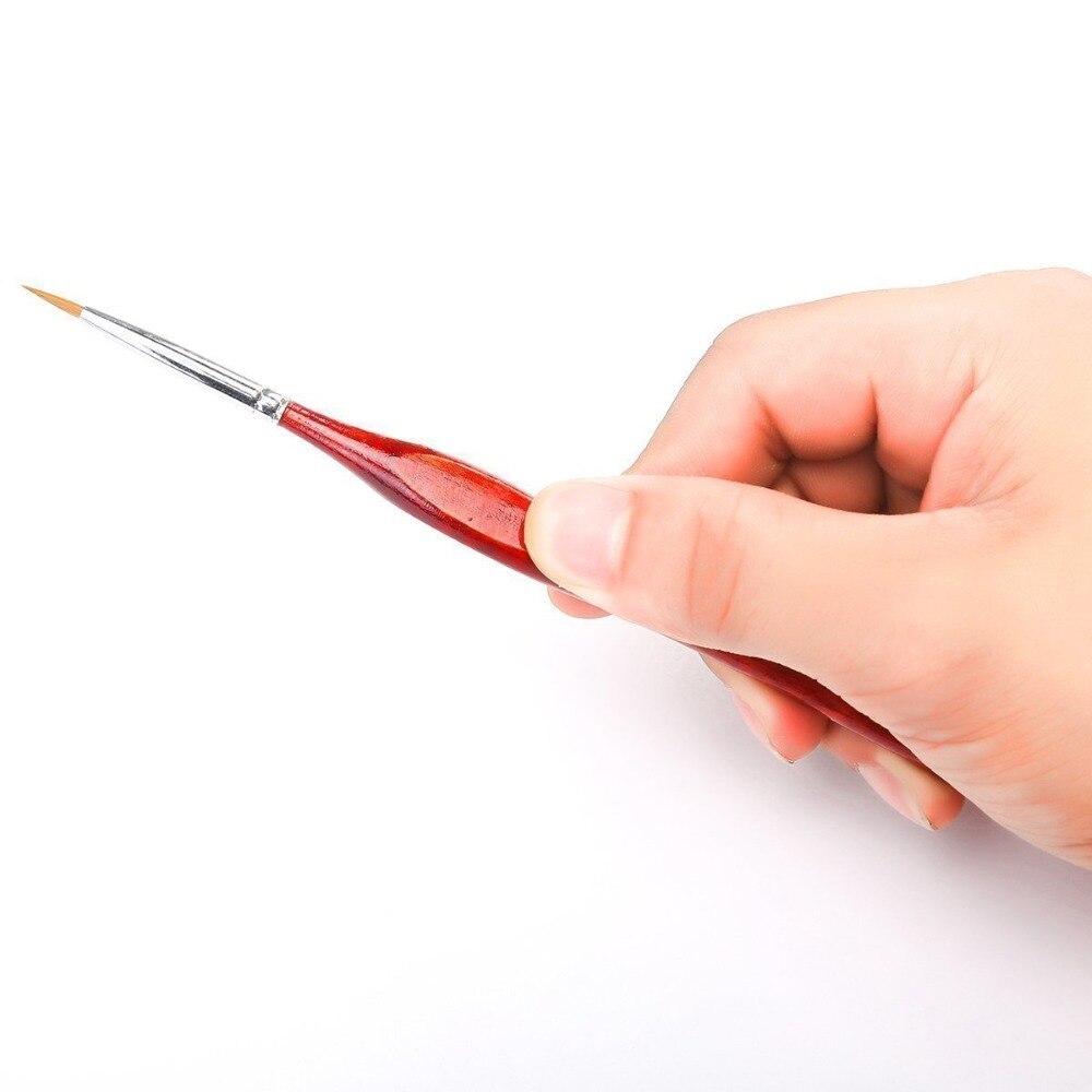 MEEDEN Sable Hair Paint Brush Set - 7 Miniature Art Brushes for Drawing Gouache Oil Painting Brush Art Supplies