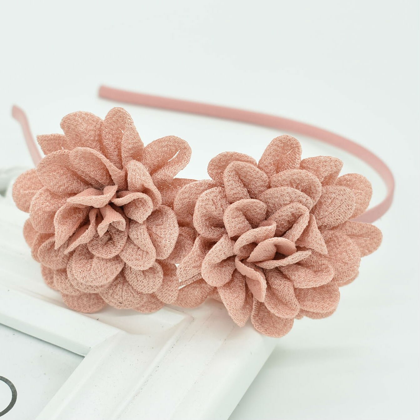 popular Children's Two flower headband headdress girls multicolor hair accessories flower hair band Female pop: V13