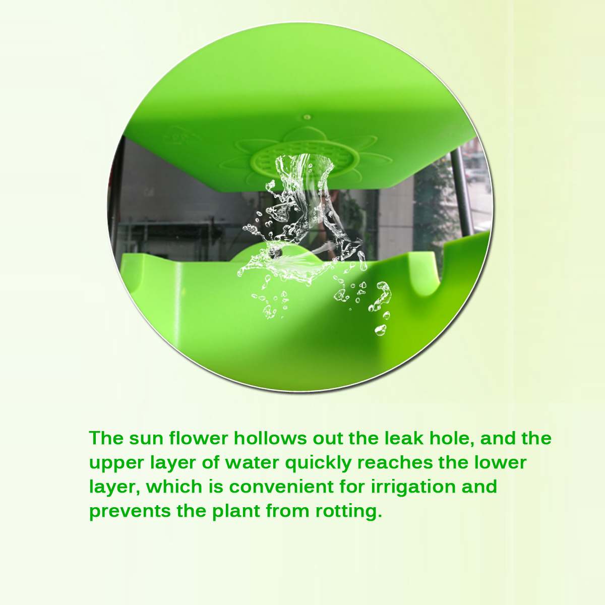 Stackable Vertical Planter Modern Hanging Flower Self Watering Flower Pot Wall Hanging Flower Planter Durable For Garden Balcony