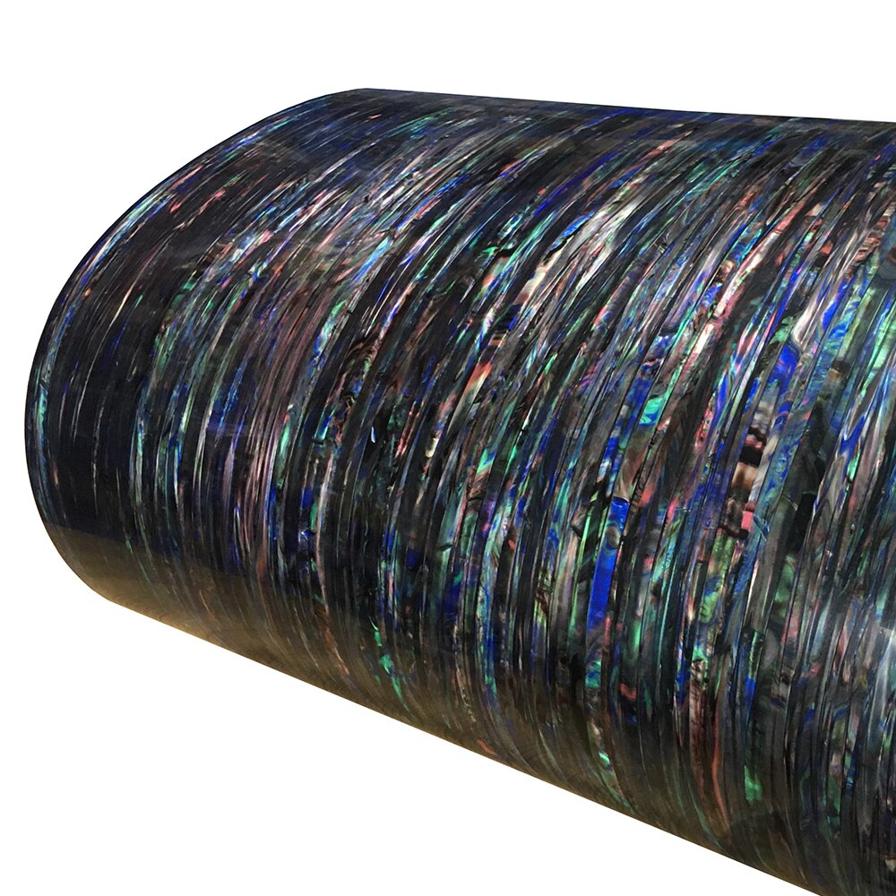 Rumpukääre 16 "  x 60 " 0.5mm värikäs raita selluloidamateriaali musiikki -instrumentti deco -arkki