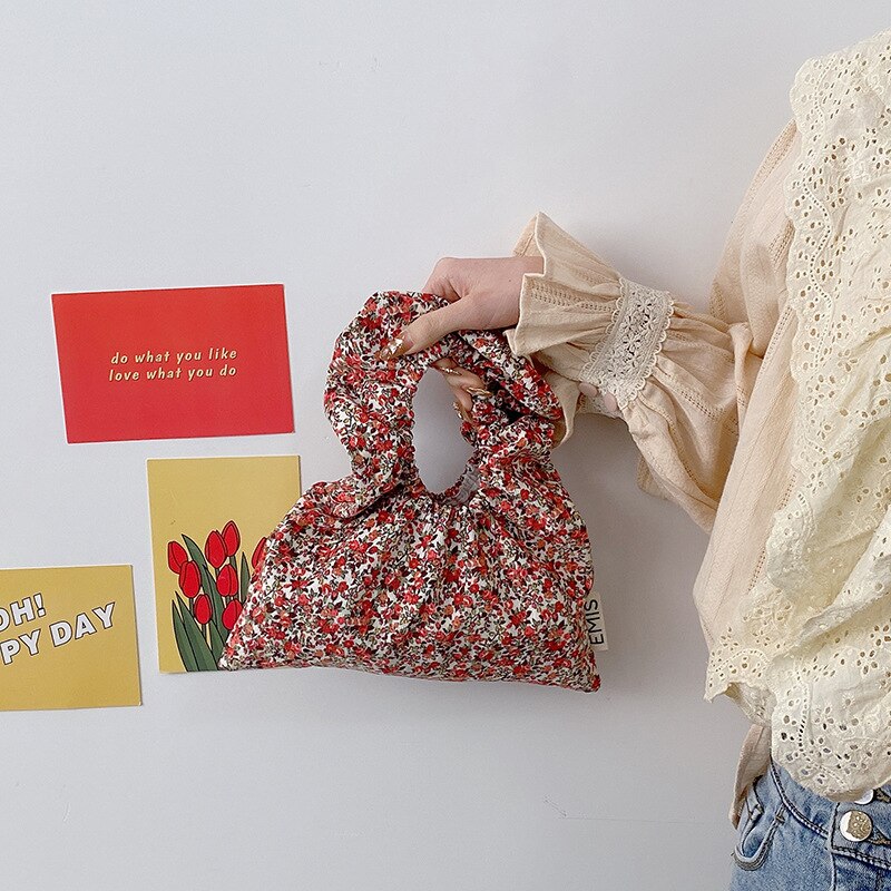 Lotus Leisure Hand Tas Luipaard Print Vrouwelijke Tas Japan En Korea Chic Canvas Tas Kleine Tas