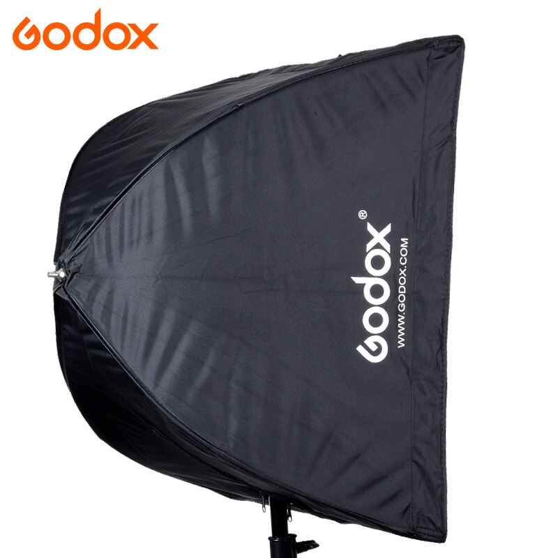 Godox 70 x 70cm bærbar rektangel paraply softbox diffusor reflektor til fotografering studio speedlite lys 70*70 cm soft box