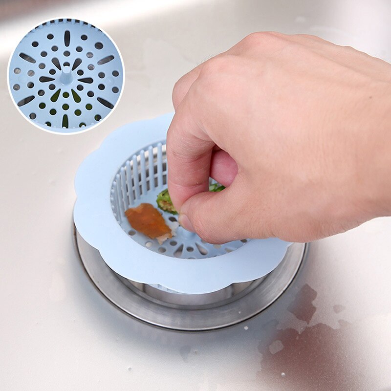 Kitchen Sink Filter Screen Floor Drain Hair Stopper Hand Sink Plug Bath Catcher Sink Strainer Cover Tool