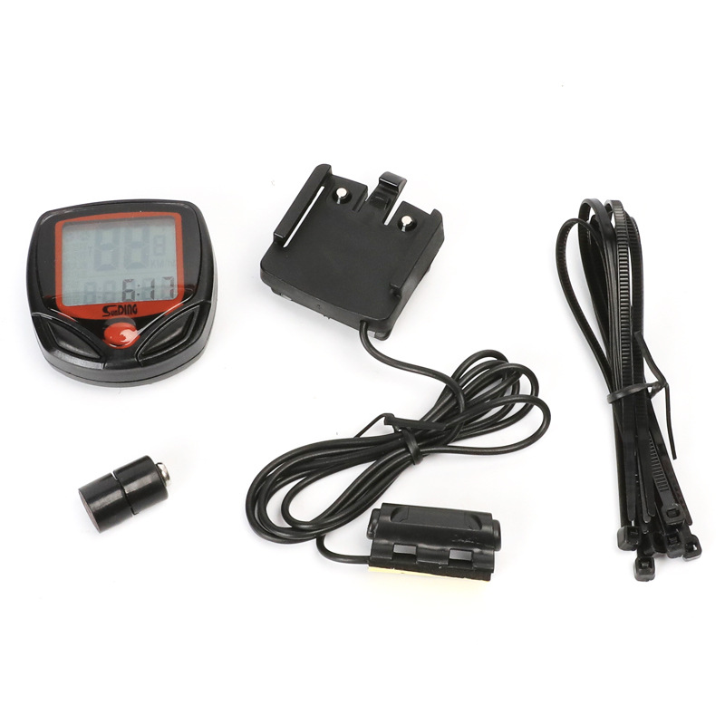 Bike Speedometer Bicycle Odometers Bicycle Speedometer Wired Bike Computer Waterproof Bike Odometer with LCD Display