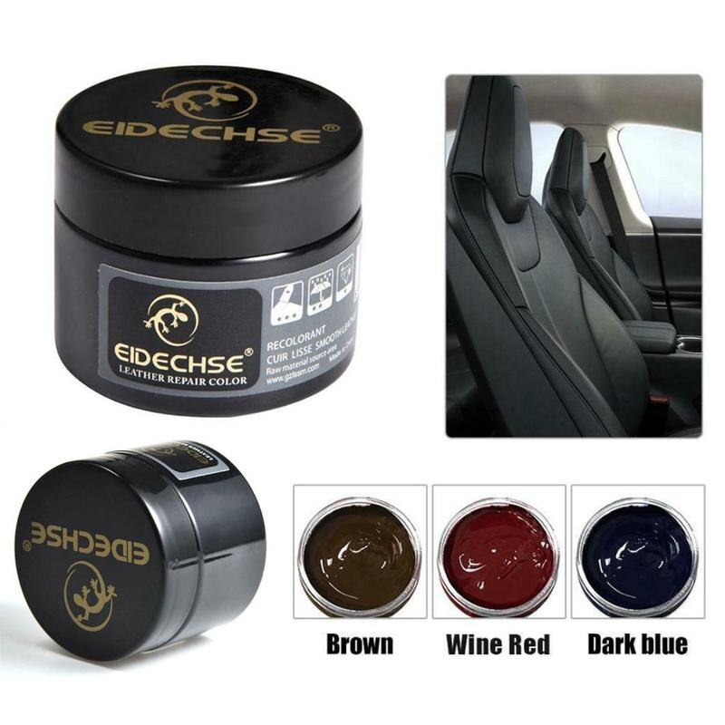 1Pc Color Leather Make-up Cream Leather Goods Renovation Coats Sofa Holes Leather Dyeing Care Cracks Scratch Oil Restoratio U3P4