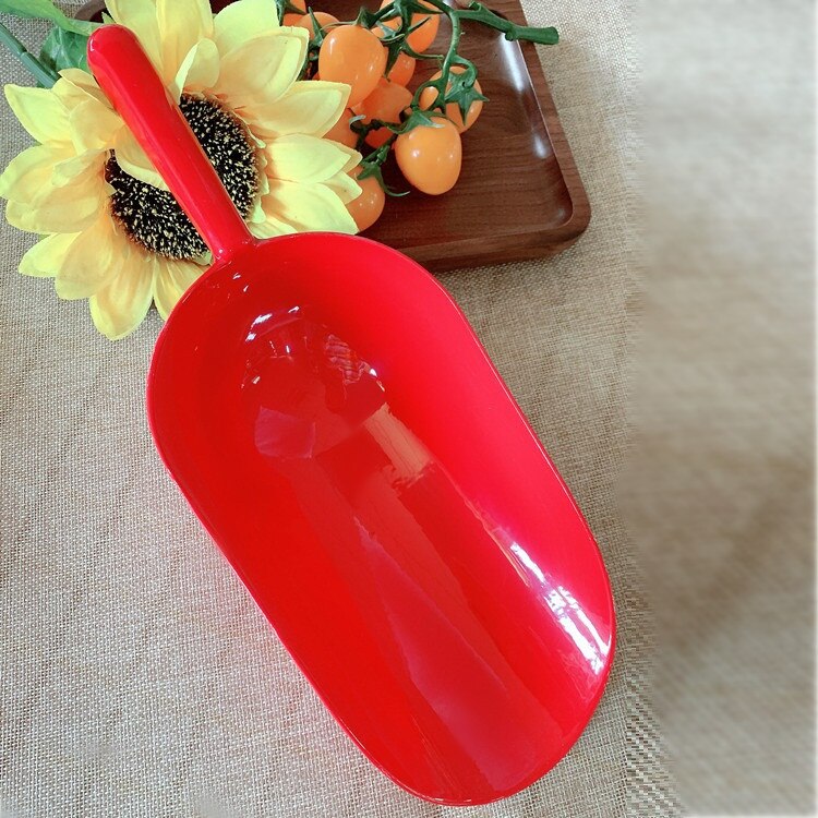 Aluminium Legierung Eis Schaber Lebensmittel Süssigkeit Bar Schaufeln Küche Spielereien Und Zubehör Buffet Trockenen Lebensmittel Mehl Schaufel Küche Werkzeuge: 31X11.8X6.6CM