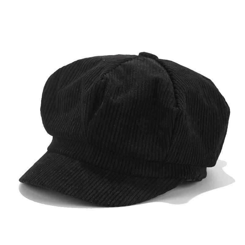 Chapeau de journal pour femmes coton, béret de boulanger, casquette de peintre pour filles, bonnet solide, casquette octogonale