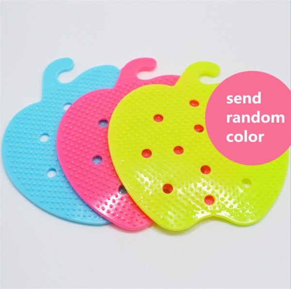 Escova de limpeza de frutas e vegetais, escova criativa de pvc para cozinha, acessórios para cozinha, 1 peça: 1pcs random color