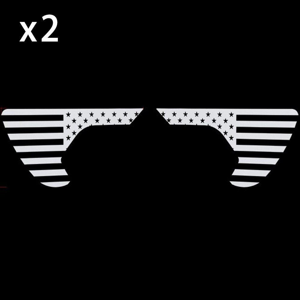 White Fender Sticker For Jeep Wrangler JL/JT Gladiator Trim Durable