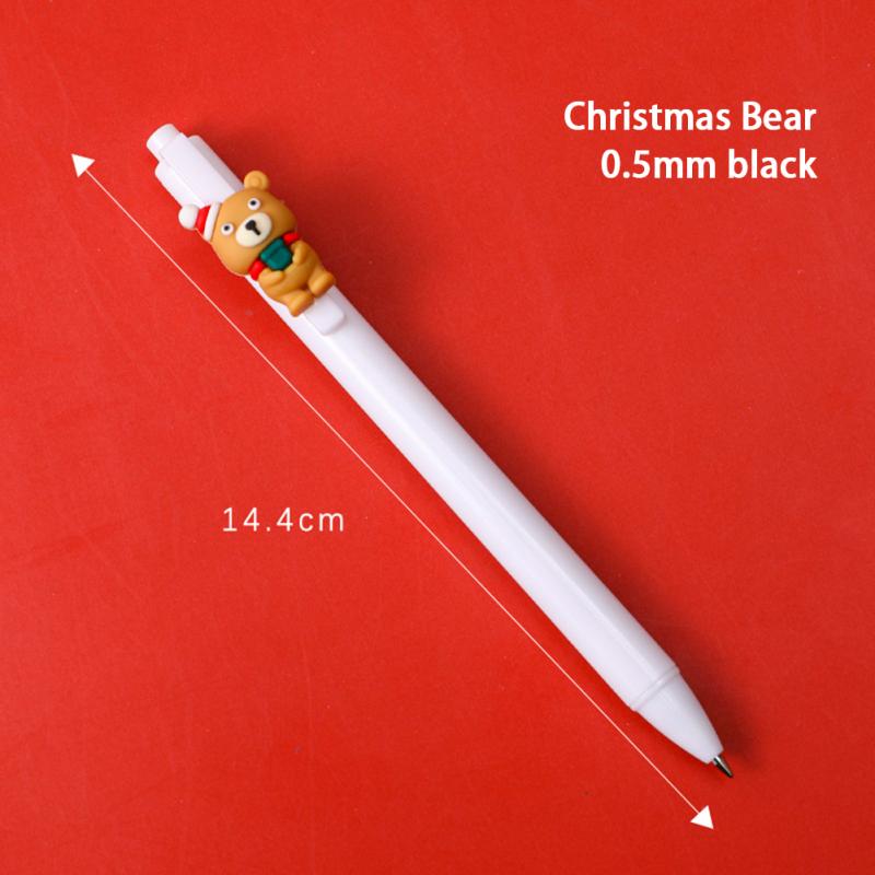 Christmas Gel Pen Neutral Pen Stationery Students Pen Black Pen School Supplies Christmas Ornaments For Home Navidad: 05