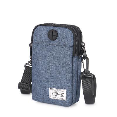Yipinu Multifunctionele Waterdichte Telefoon Zakken Outdoor Sport Anti-Diefstal Beveiliging Mini Tas Portemonnee Id Paspoorthouder Hals Tas Sport: blauwe kleur