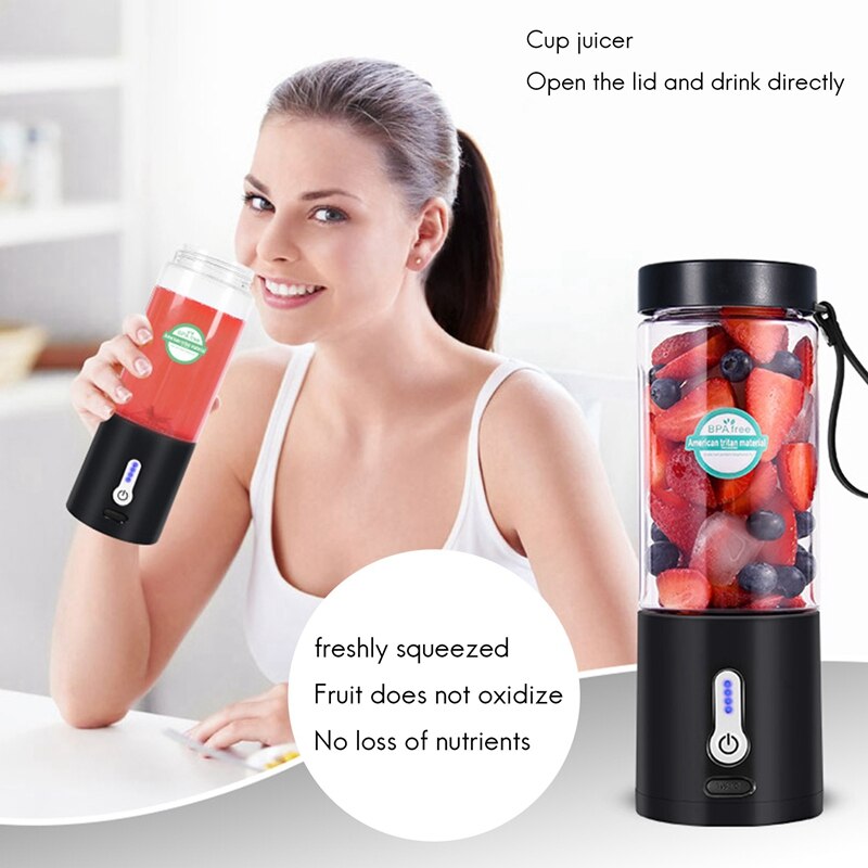 portatile miscelatore USB elettrico frutta Juicer Handheld Smoothie creatore miscelatore mescolando mini cibo processore succo tazza