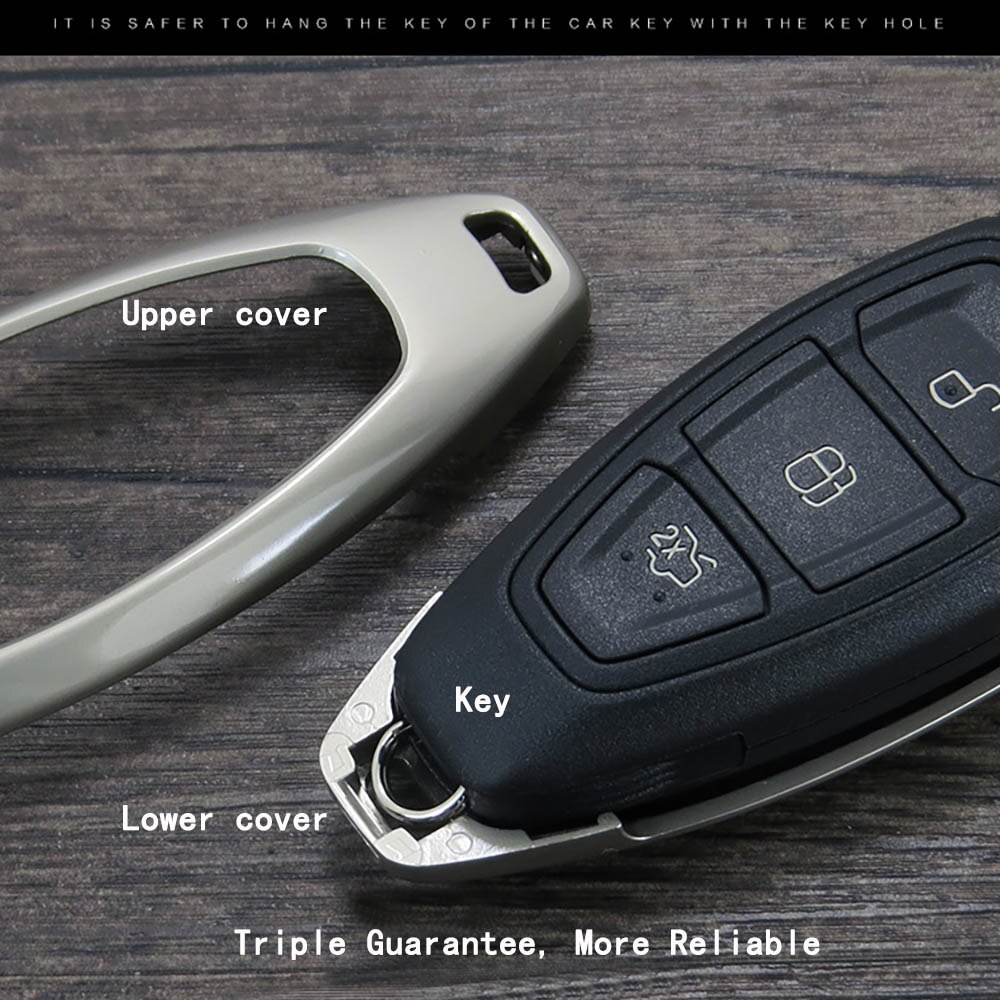 De aleación de Zinc llave de coche caja de llave remota inteligente para Ford Ford Focus 3 4 MK3 MK4 Mondeo Ecosport Kuga Focus ST