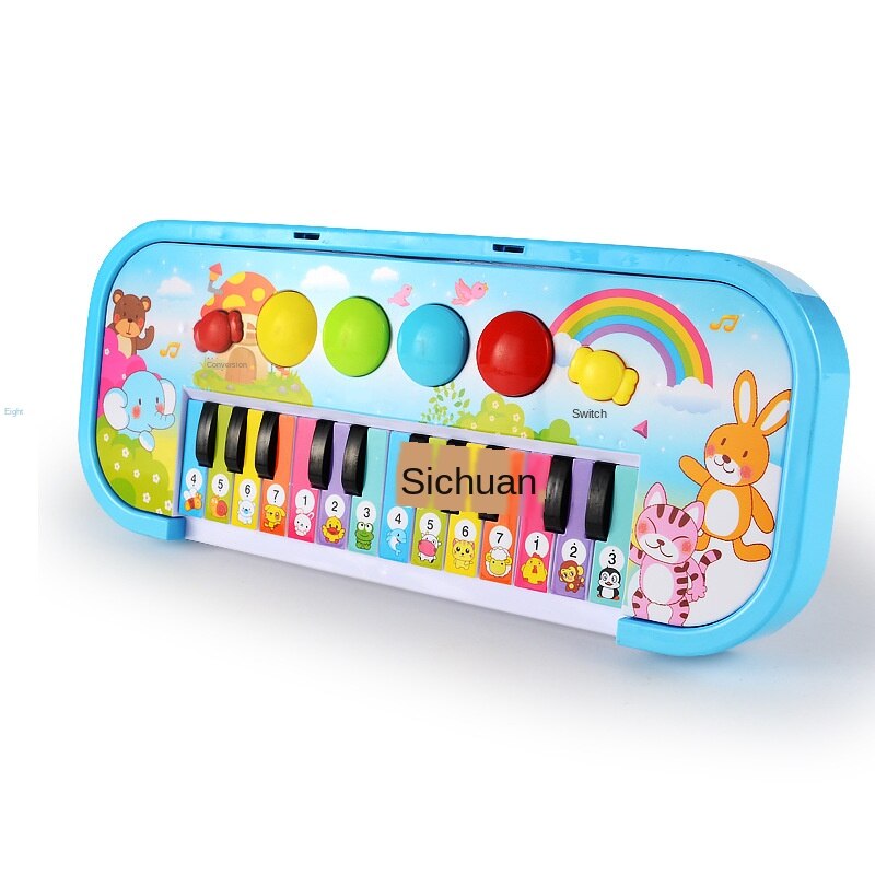 Instrumento Musical de juguete para Bebé y Niño, Piano de granja de animales, teclado electrónico infantil, juguetes educativos