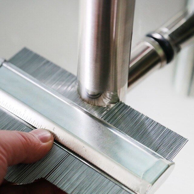 Metal Contour Gauge 125mm 150mm Profile Tiling Laminate Tiles Carpet Radian gauge Duplicator Gauges Contour Gauge Duplicator