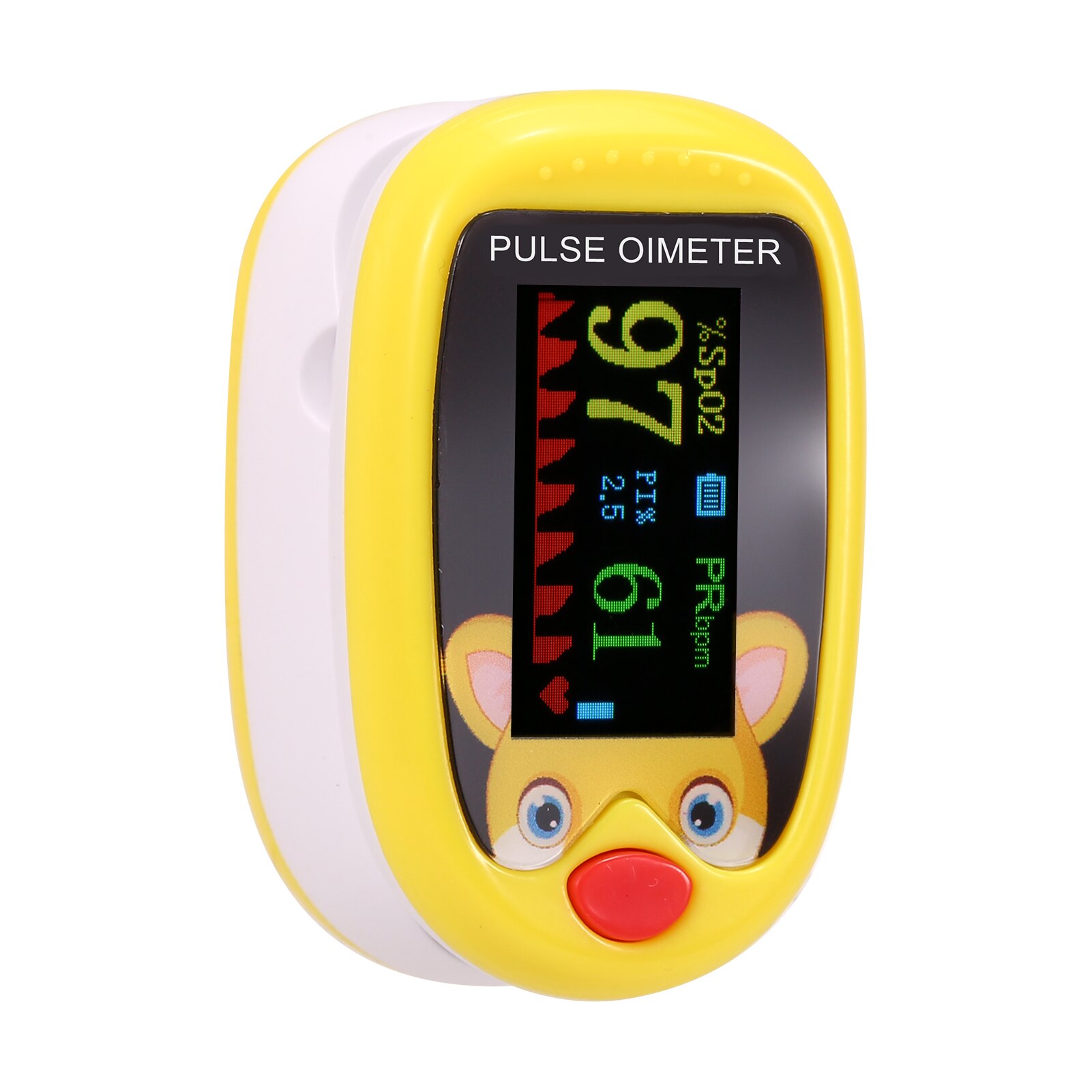Baby Vinger Pulsoxymeter Pediatric Saturatiemeter De Dedo SpO2 Pr Oled Oplaadbare Kinderen Kids Pulsioximetro