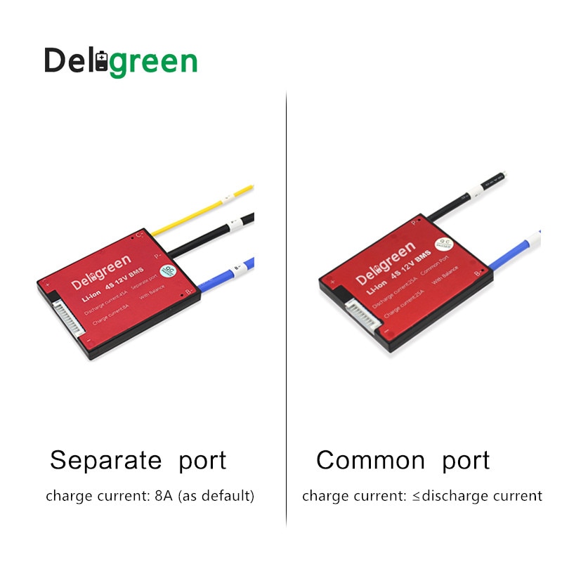 Deligreen 13S Li-ion BMS 15A 20A 30A 40A 50A 60A 48V PCB/BMS for 3.7V lithium battery pack 18650 LiNCM Li-Polymer Scooter