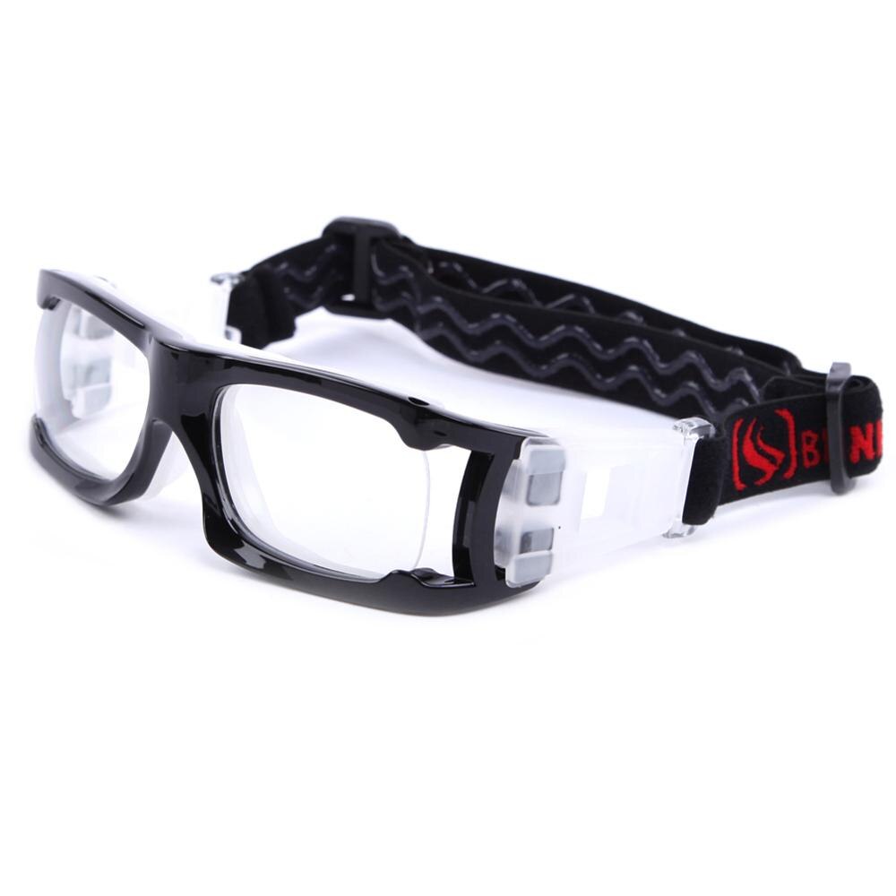 Basketballbriller udendørs sport beskyttende slagfast beskyttelsesbriller баскетбольные очки briller: Sort