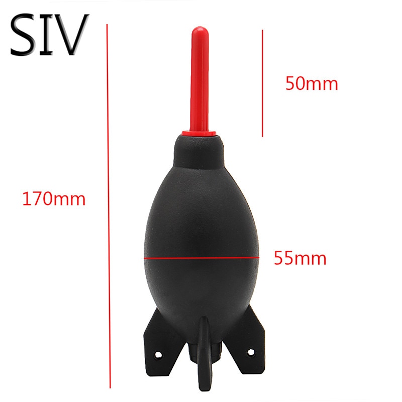 SIV DSLR Camera Lens Air Dust Blower Rubber Pump Cleaner Rocket Duster Cleaning Tool