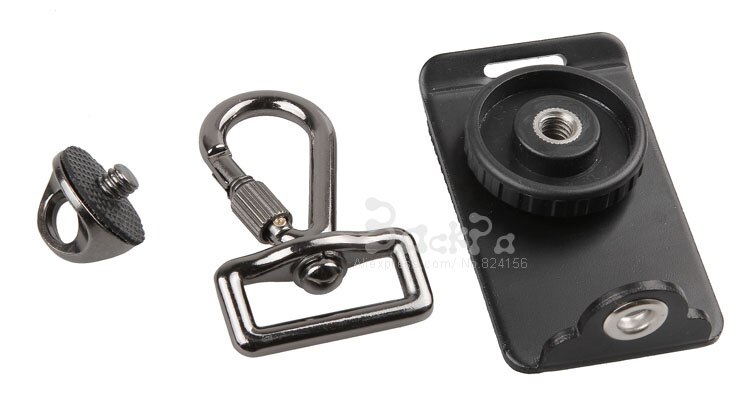 3in1 camera neck strap accessories 1/4 screw / metal connection hook / quick release plate for DSLR 60d 70d 650d 700d d5200 d90