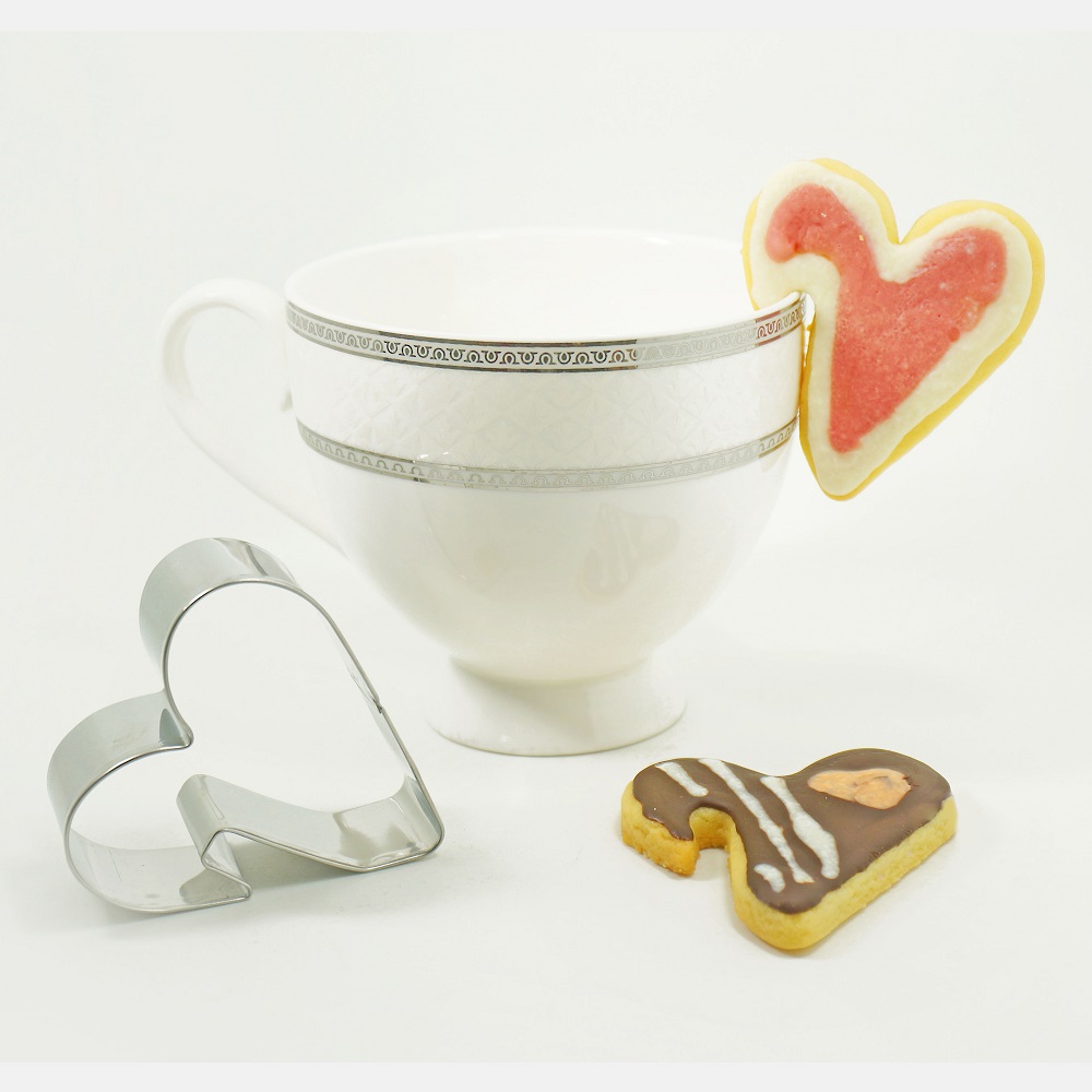 1 pcs Rvs multi vormige Koekjes Cutter Cup Opknoping Mok Decor Cookies Chocolade Mould keuken bakken tools: Army Green