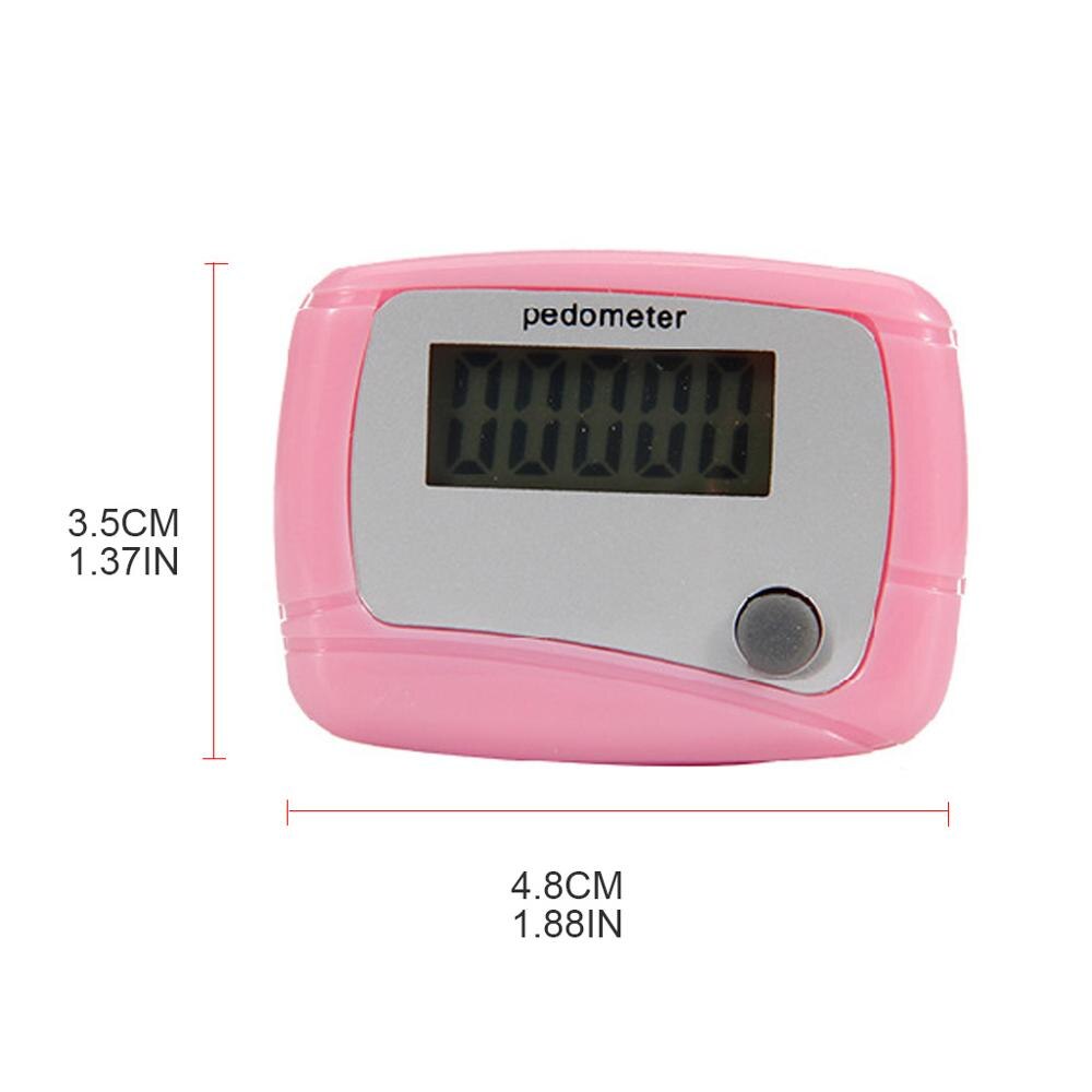 Digital Pedometer Counting Walking Steps LCD Display 99999 Digit Smart Counter