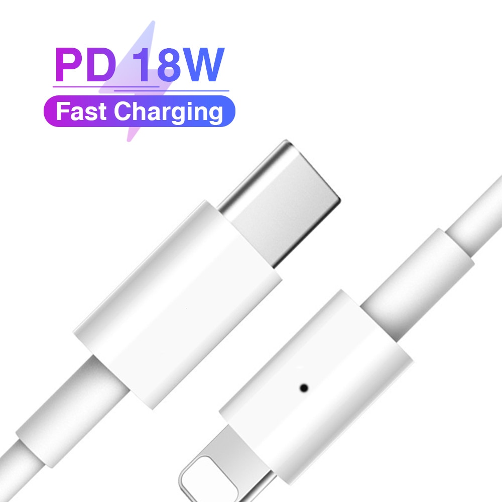 18W Pd Snel Opladen Kabel Type-C Bliksem Kabel Voor Iphone 12 8 X Xs Xr 11 pro Max 8Plus 11pro 2A Lading Data Lijn