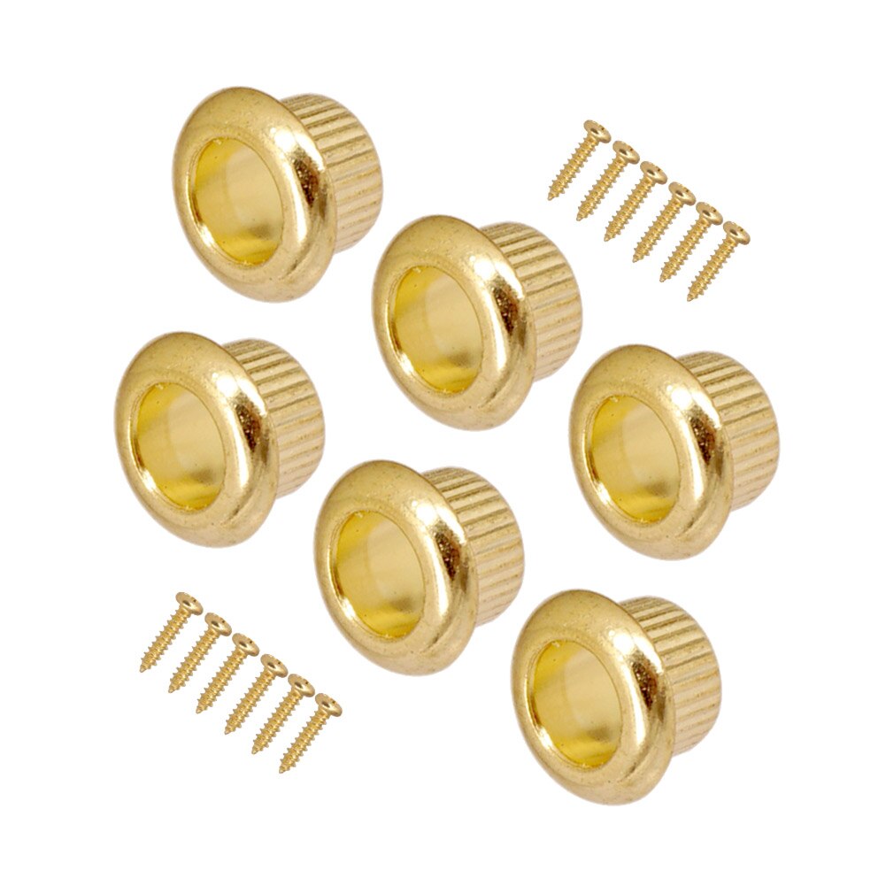 Metal Guitar String Tuners Peg Bushing Music Lightweight Lovers Casing Guitar Nut Tuning Playing Accessories for LP EPI: Gold