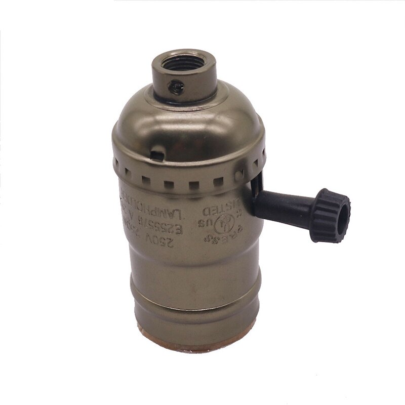 1Pcs Classic Retro Edison E27 Lamp Socket Vintage Edison Licht Houder Industriële Lamp Lamp Bases Verlichting Accessoires Lampvoeten