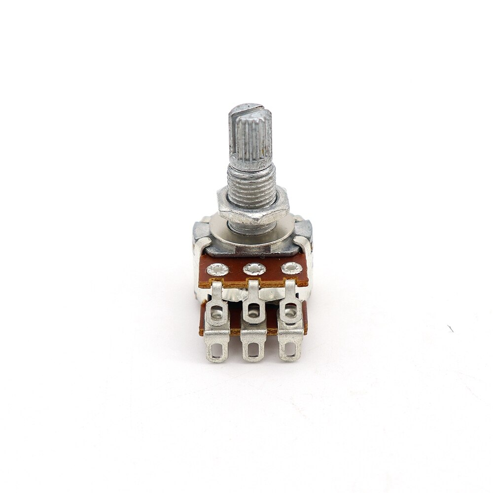3 pcs Dual Deck MN500K Blend Balance Pickups Potentiometer Audio Pots Guitar Volume Tone Control Pots Switch Chrome: 1pcs MN250K