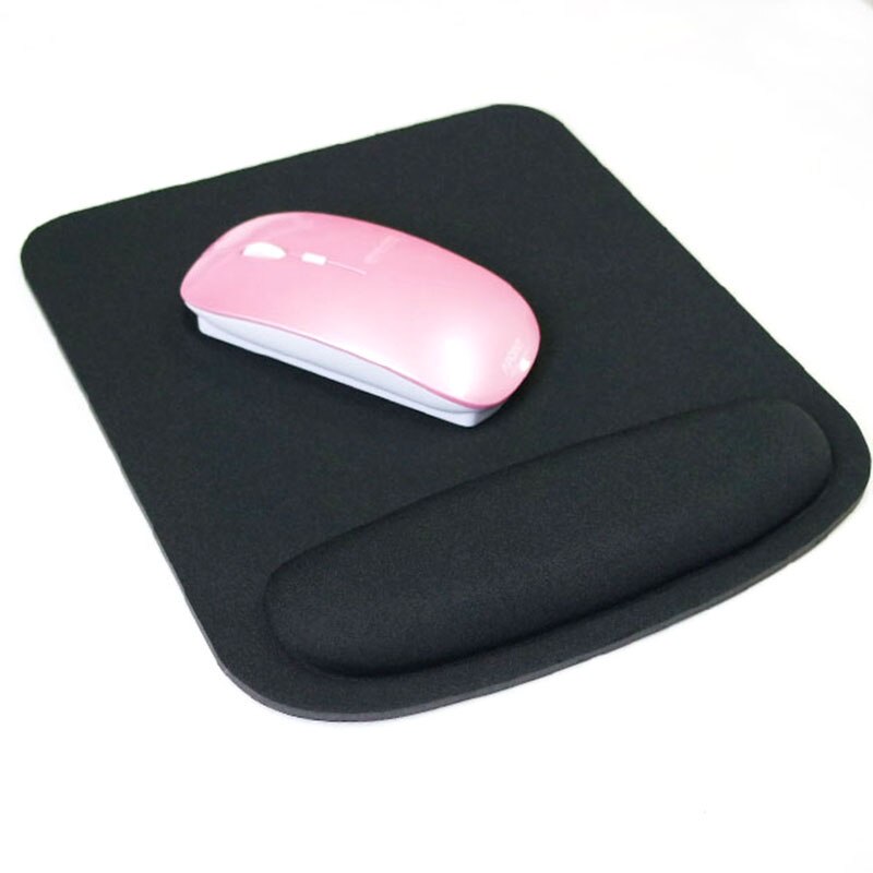 Optische trackball pc dikke zwarte muismat ondersteuning pols comfort muismat mat muizen