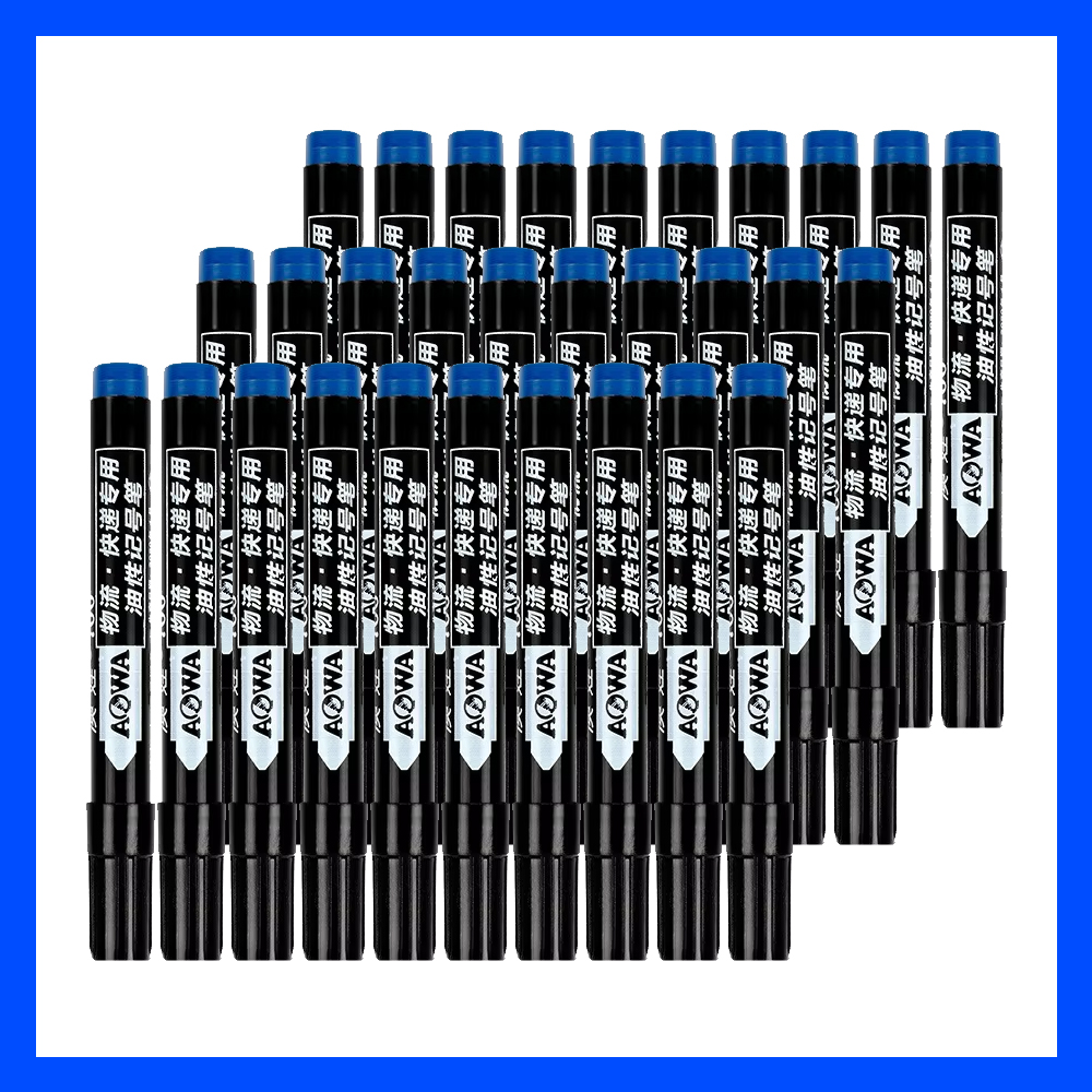 Rotuladores a base de aceite impermeables, tinta negra, azul y roja para vidrio, Metal, papelería, arte, dibujo, suministros escolares de oficina, 5-50 Uds.: Naranja