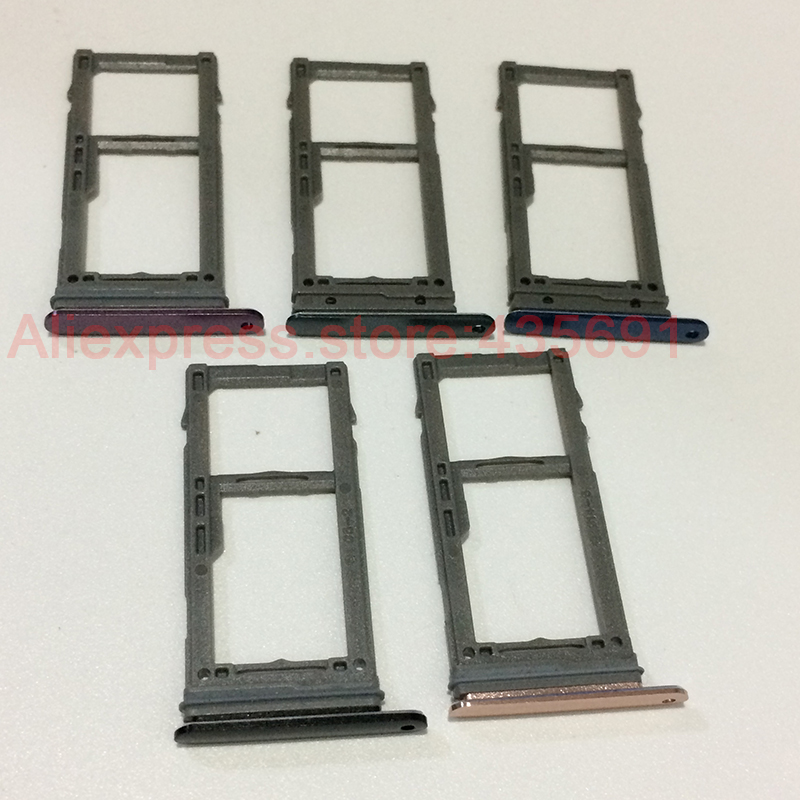 10Pcs/lot For Samsung Galaxy S9 S9 Plus Single Sim Card Tray Slot & Micro SD Card Holder Socket Replacement Parts