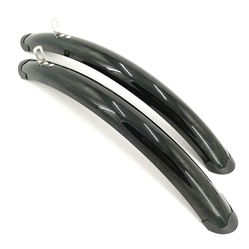 Przód roweru tylny błotnik retro rama rowerowa 700C drogowy błotnik rowerowy wioślarz praktyczne części srebrny czarny: F-R Fender czarny