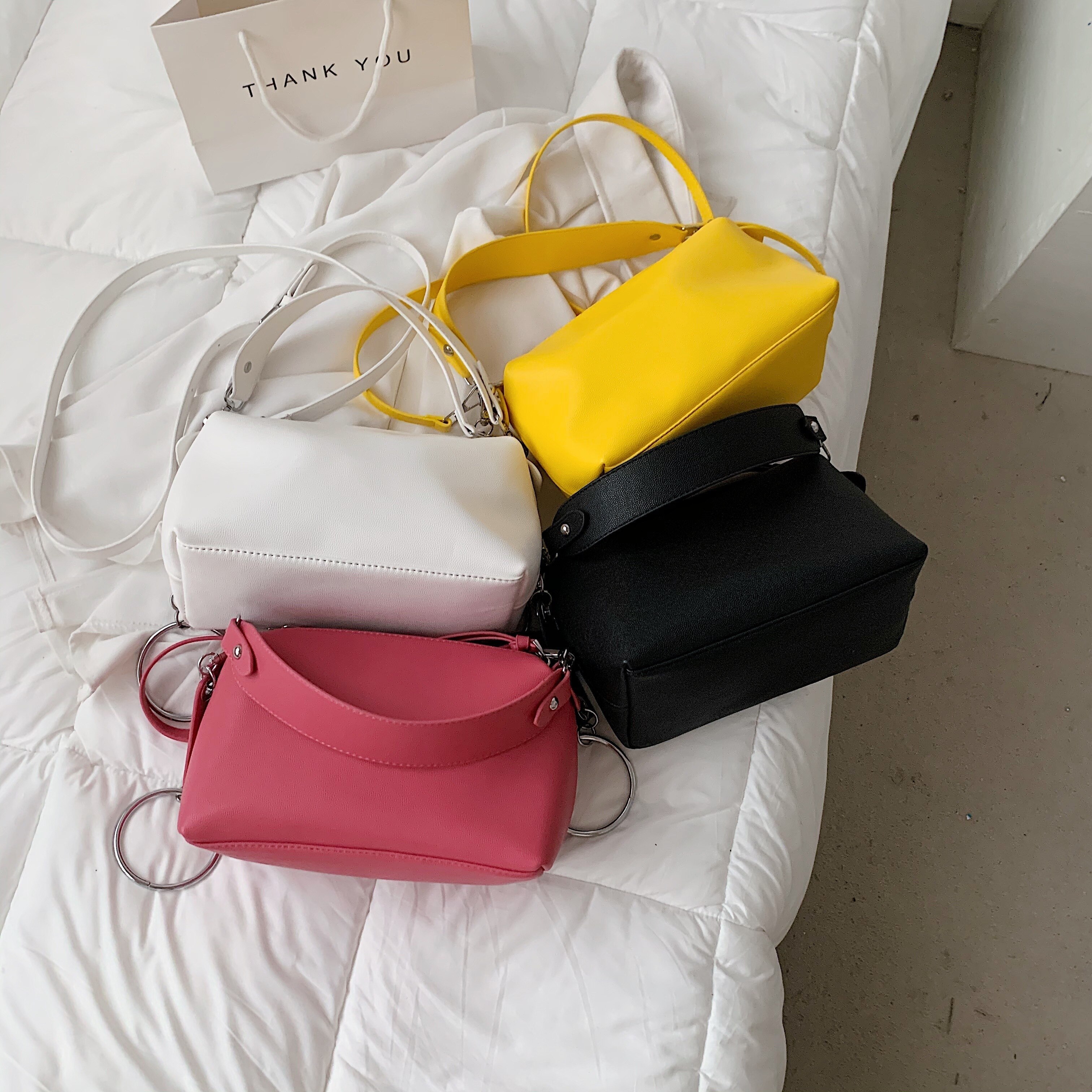 Top Handle Bags Ladies Shoulder Bag Wild Messenger Bag Female Trend Simple Style Bolsos De Mujer