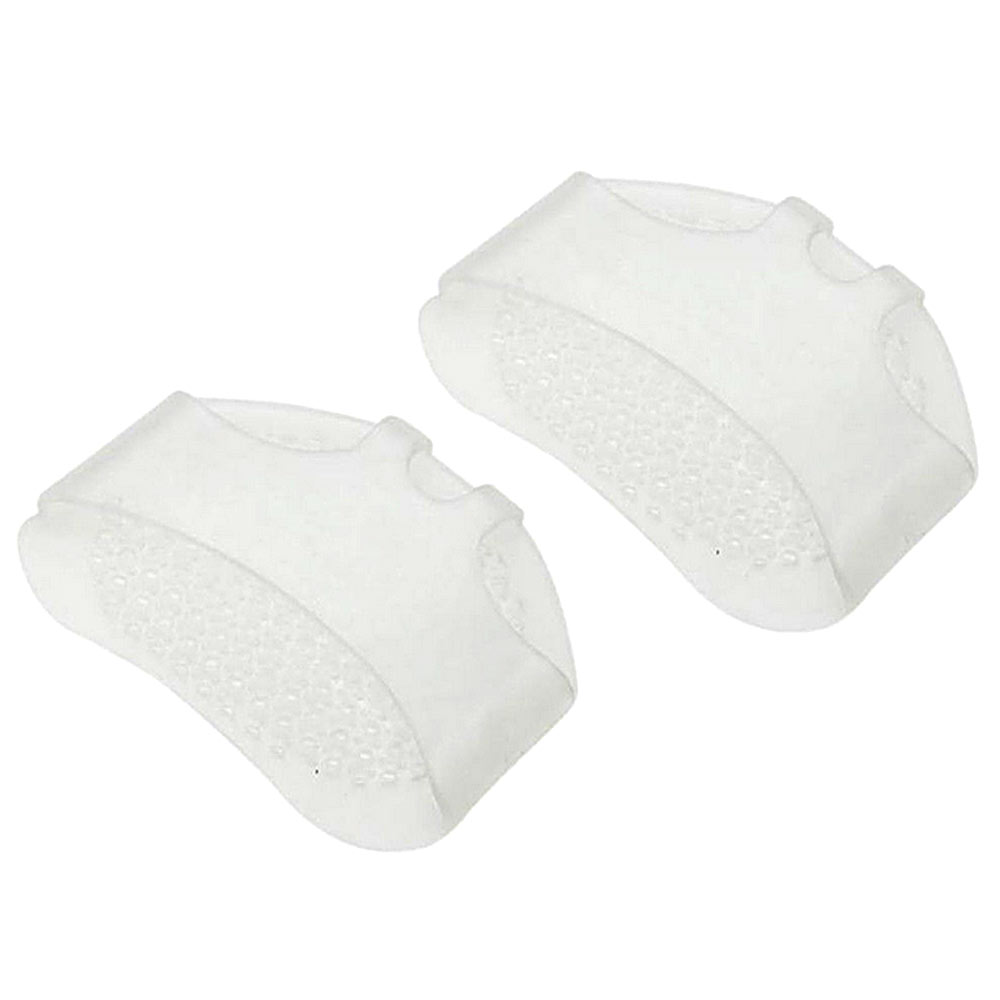 1 paar Rosa Silikon Gel Vorfuß Kissen Pads Schmerzen Linderung Atmungsaktive Schutz für Frauen Fußpflege Pads Ball von Fuß: Weiß