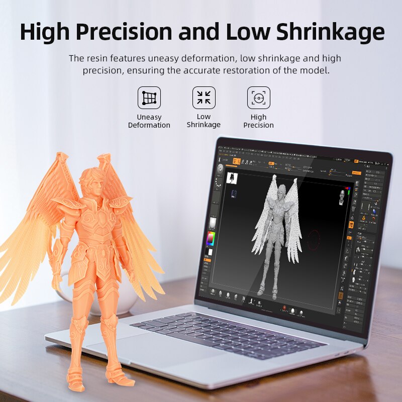 Anycubic Craftsman Hars 3d Printing Materiaal Voor Lcd Sla Printers Geschikt Voor Accessoires En Sieraden Model Afdrukken