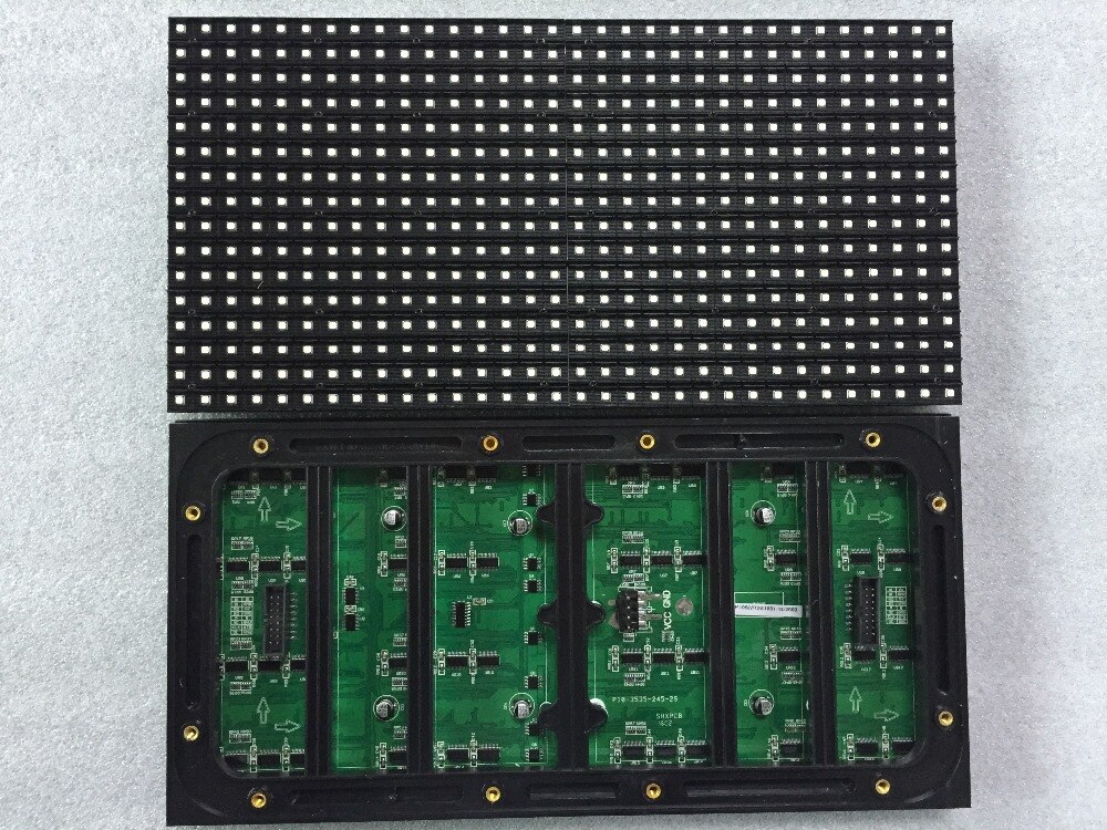 P10 LED module LED scherm 320*160mm 32*16 pixels 1/2 Scan outdoor SMD3535 3in1 RGB volledige kleur voor outdoor tela led