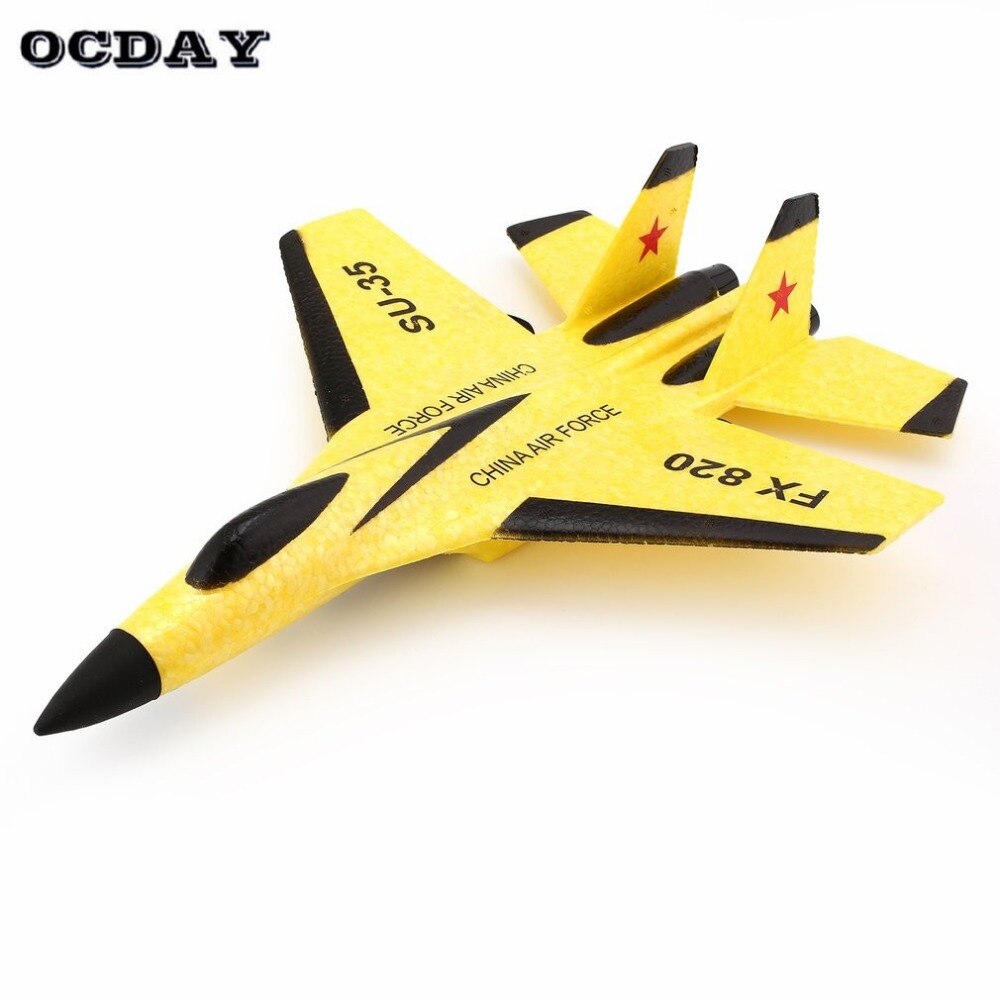 Ocday super cool rc fight fixed wing rc drone fx -820 2.4g fjernbetjening fly model rc helikopter drone quadcopter hi usb 3c