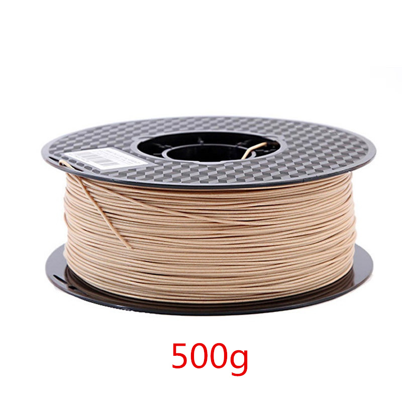 3d Drucker Filament 250g/500g Holz PLA 1,75mm Licht Holz 3d Druck Material verrotten Holz dunkel holz Wie Holz: hell Holz 500g