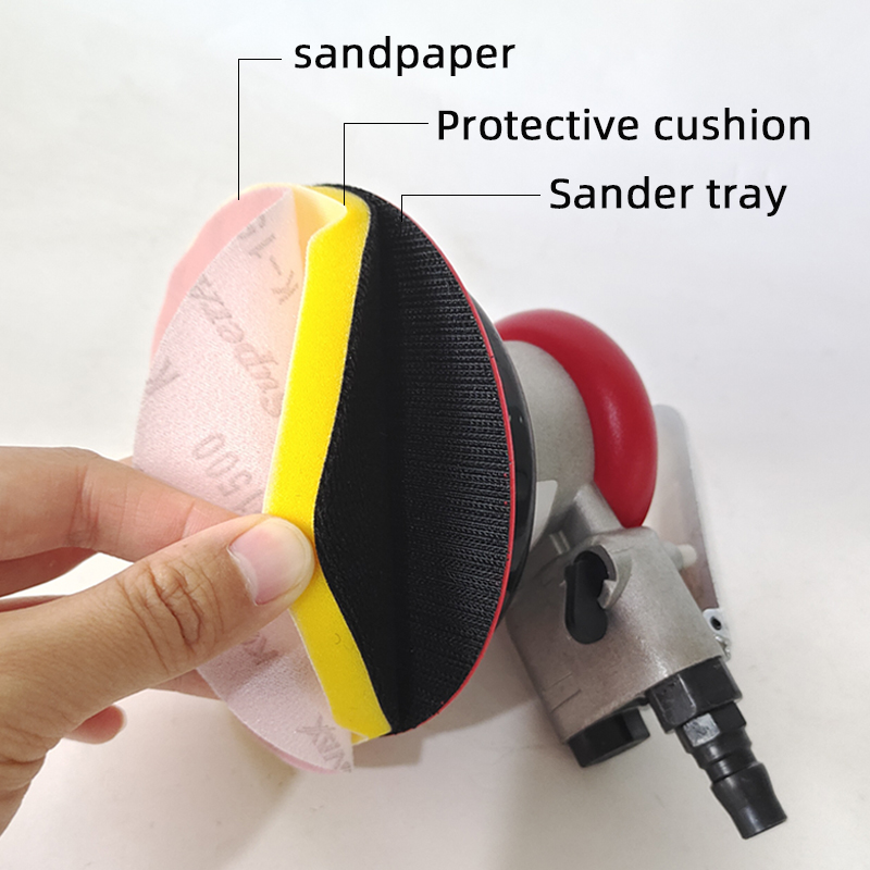 Japan KOVAX Soft Matte Paper 5 Inch 125mm 2000/3000 Grit Round Flocking Car Paint Beauty Polishing Grinder Sandpaper