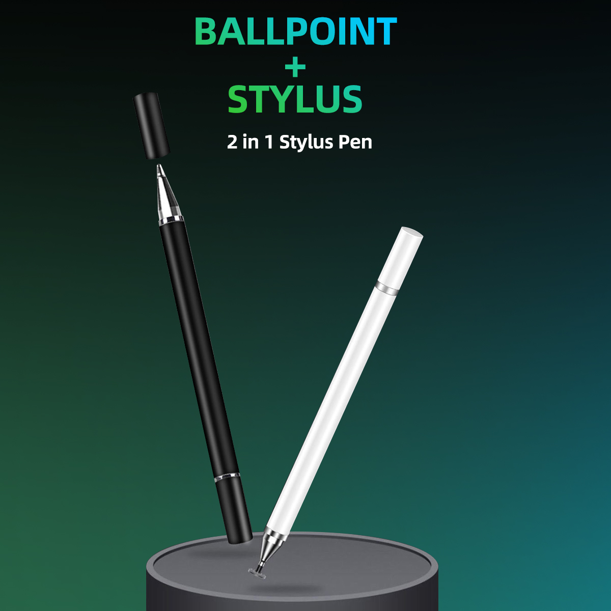 ANKNDO Stylus Pen For Smartphones 2 in 1 Touch Pen for iPad Xiaomi Tablet Screen Pen for Mobile Android Pencil Accessories
