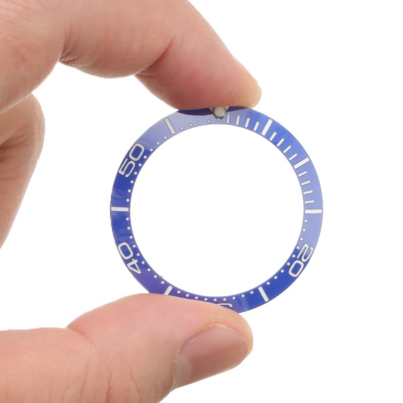 5 farben Keramik Lünette Äußehe Durchmesser 38mm passen Automatische Männer Uhr Für Submariner Uhren Ersetzen Zubehör Uhr Gesicht Neue