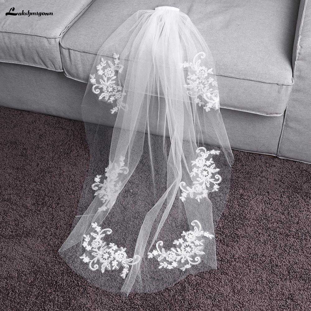Spitze Hochzeit Schleier Braut Schleier Elegante Strass Haar Zubehör Hearwear Heardress für Taufe Hochzeit Kommunion