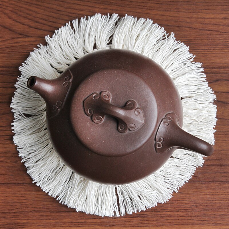 Noord-europa Pure Handgemaakte Katoenen Gevlochten Macrame Cup Pad De Home Decor Tafelkleed Tafelkleed Boho Decor Mexicaanse Deken