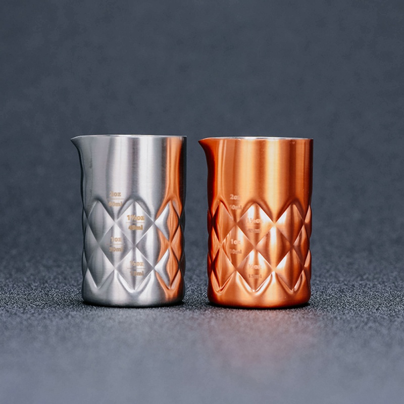 Stainless Steel Wine Measure Cup Bar Frosted Cocktail Tools Mixer Cups Measurement Unit Bars Making Mixed Drink 90ml