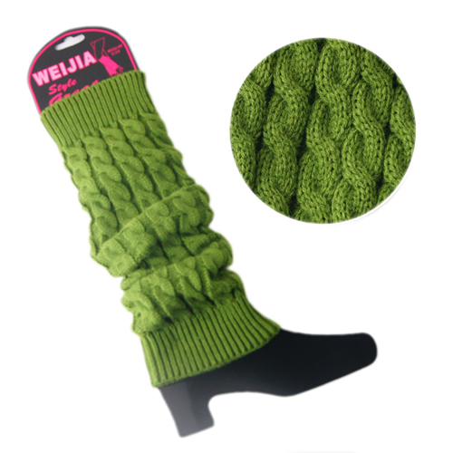 Women Winter Warm Knit Crochet High Knee Leg Warmers Leggings Boot Leggings Slouch